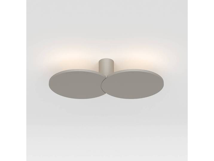 Rotaliana Designer Deckenlampe Collide H1, dimmbar, creme / amber, für Wohn- / Esszimmer, Aluminium, Design, Deckenlampe