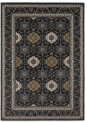 Style Haven Victoria Panel Medallions Red/ Navy Area Rug