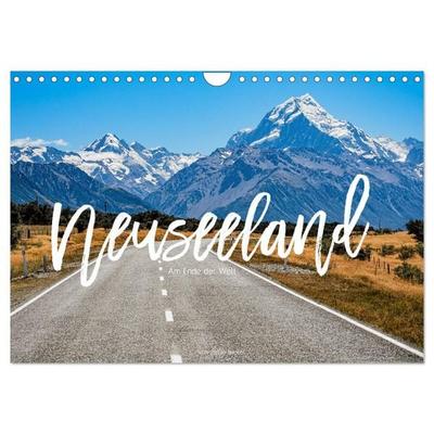 Neuseeland - Am Ende der Welt (Wandkalender 2026 DIN A4 quer), CALVENDO Monatskalender