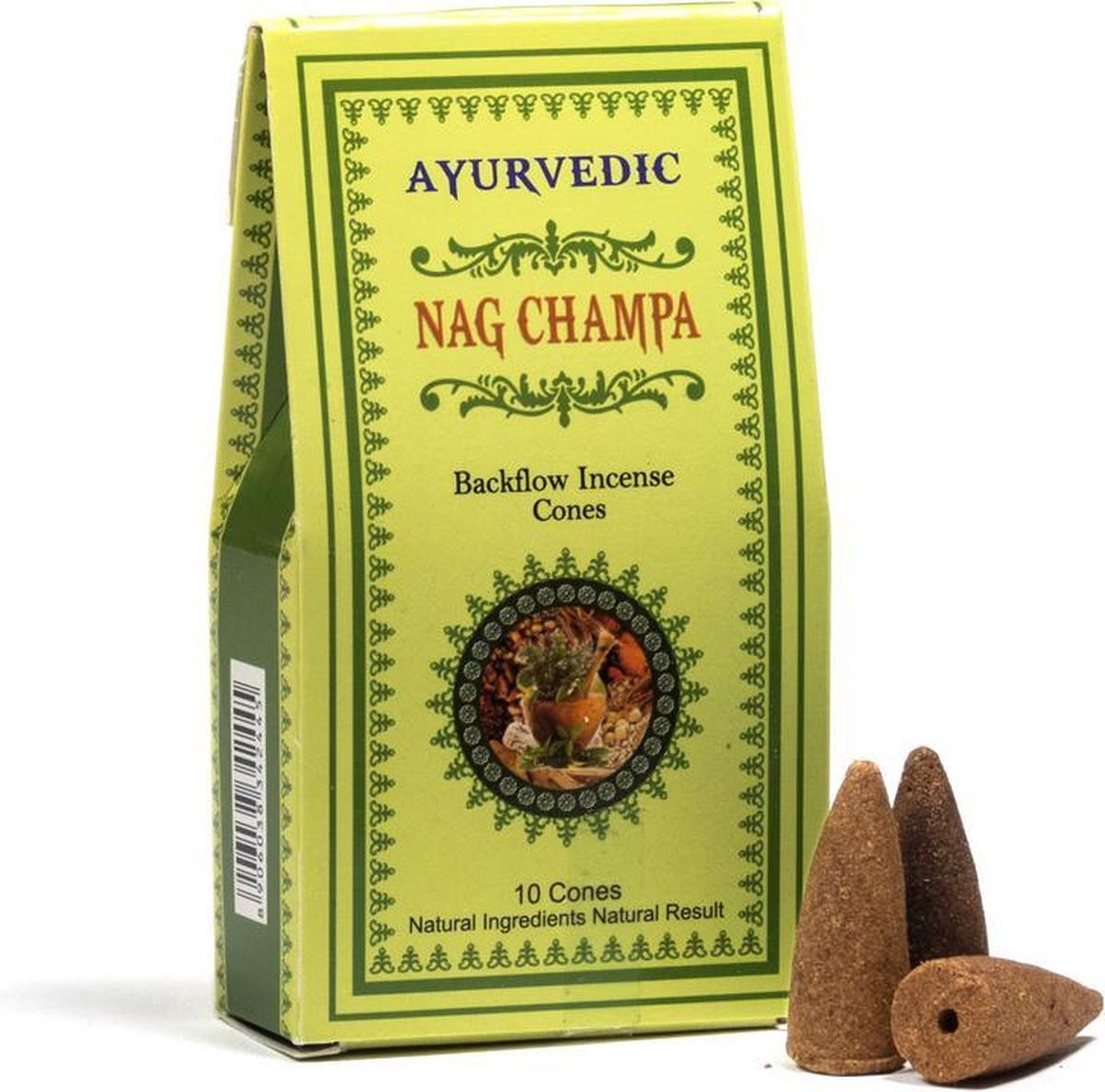 Nag Champa Wierookkegels voor Backflow