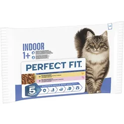 Perfect Fit Multipack Indoor Huhn & Gemüse, Lachs & Karotte in Sauce 13x1 kg