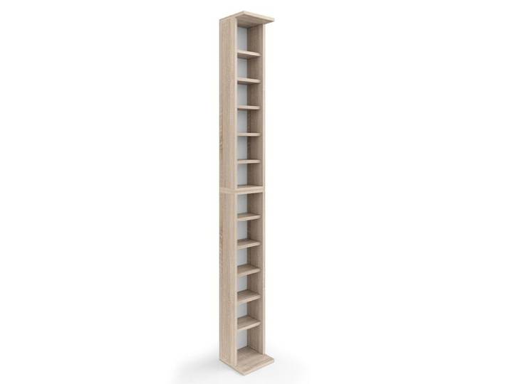 Étagère CD 21x183.6cm Grandes dimensions Sonoma Vicco 25370