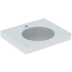 Geberit Preciosa II Waschtisch 123262600 60 x 50 cm, weiss KeraTect, ohne Überlauf