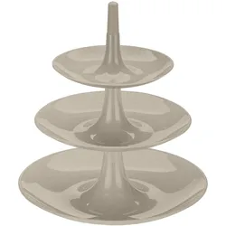 Koziol Babell L Etagere 3-stöckig stapelbar platzsparend nature desert sand