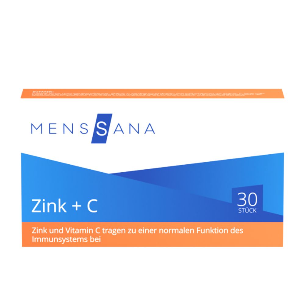 Zink+C MensSana Lutschtabletten 30 St
