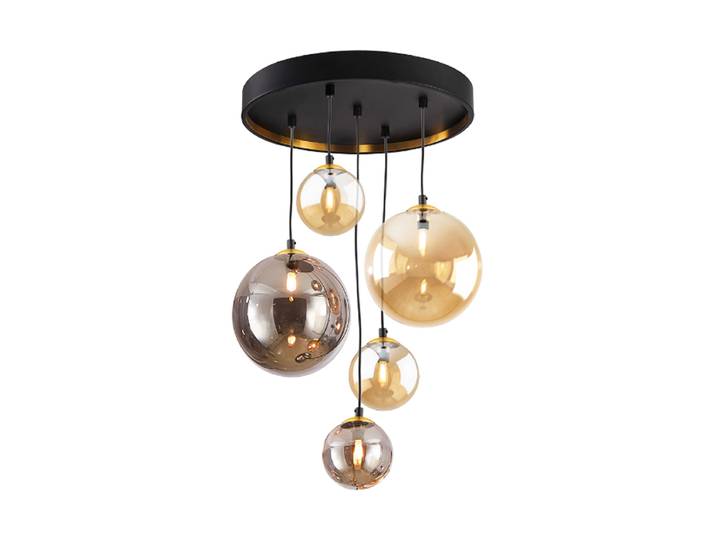 LED Design Pendellampe „Dark“ 5-flammig Schuller