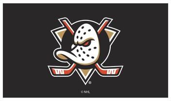 Evergreen 28 in. x 16 in. Full Color PVC Mat, Anaheim Ducks