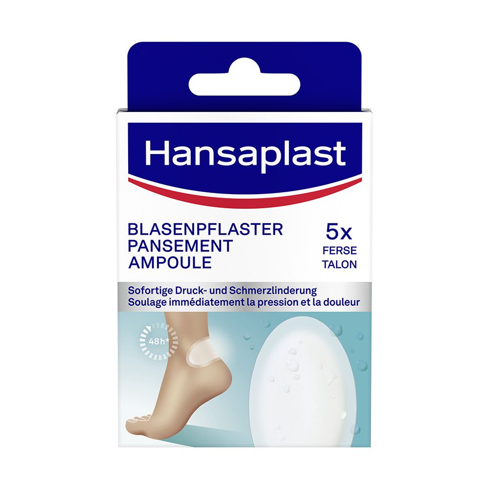 Hansaplast Blasen-Pflaster Ferse 5 St Pflaster