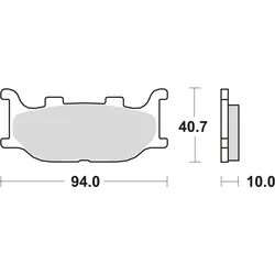 TRW Bremsbelag MCB 666 mit Zulassung