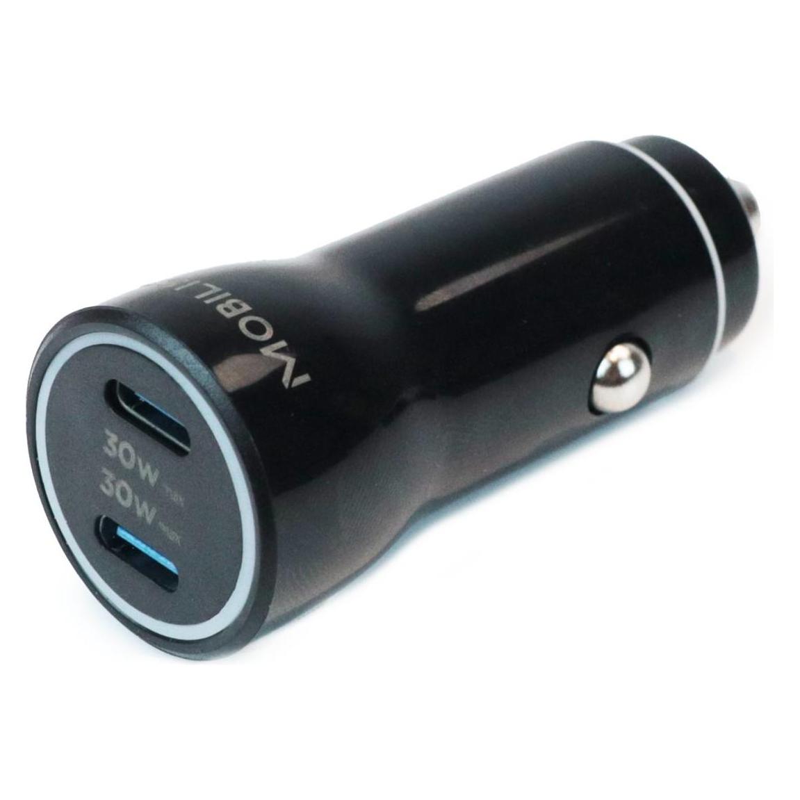Mobilis Energia Charger 60W Car Charger 2 USB-C 1 USB-A SB (020022)