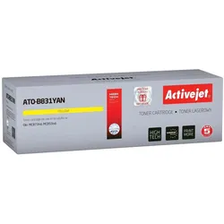 Activejet, Toner, ATO-B831YN Tonerkartusche (Ersatz für OKI 45862814 Höchste 10000 seiten ) (Y)