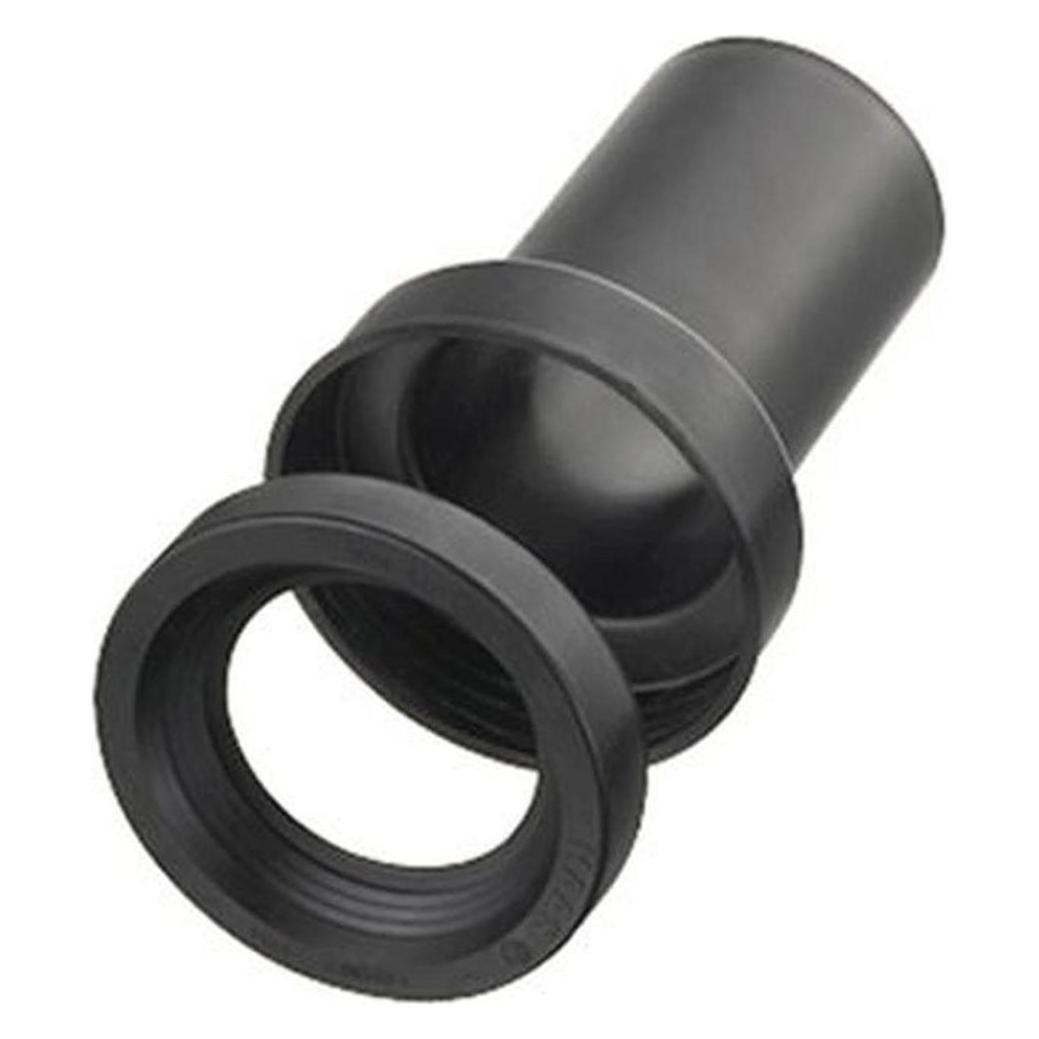 Franz Haas HAAS PE-Wand-WC-Anschlussstutzen DN 90/110, 180mm, verschw., m Spüld., sw (3044)