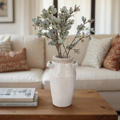 Sagebrook Home Elegant Terracotta Vase - Enhance Your Space with Style