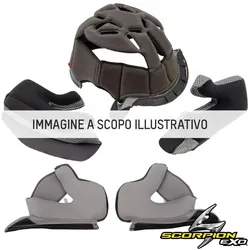 Scorpion, Motorradhelm Zubehör, schaumstoffset für motorradhelme belfast evo