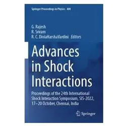 Advances in Shock Interactions, Fachbücher von C DiviaHarshaVardini R, G Rajesh, R SRIRAM
