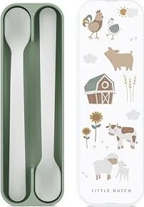 Little Dutch Babybesteck Set 2 pcs - Little Farm (8225028-8720294032687)