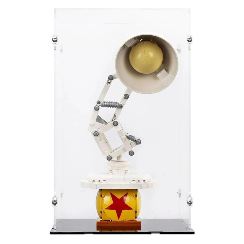iDisplayit Acryl-Display für LEGO 21357 Disney Pixar Luxo Jr. (Mit schwarzem Boden) (120296)