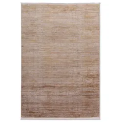 Webteppich Etena 133 x 190 cm Mischgewebe Gold