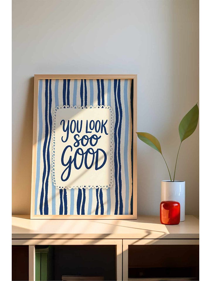 ABERTO DESIGN Gerahmter Kunstdruck - (B)33 x (H)48 cm - onesize