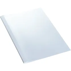LEITZ Thermobindemappen Leinenoptik A4 3mm VE=10x25 Stück weiß