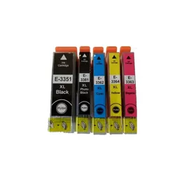 5x Tintenpatronen kompatibel f. Epson Expression Premium XP-540 ersetzt Epson 33XL und 33 Tintenpatronen