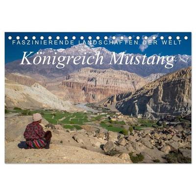 Faszinierende Landschaften der Welt: Königreich Mustang (Tischkalender 2027 DIN A5 quer), CALVENDO Monatskalender