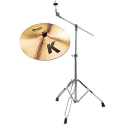 Zildjian K 18" Dark Crash Thin + Galgenbeckenständer SET