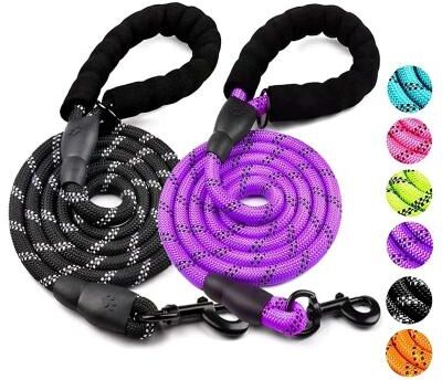 Uplift Essentials Strong Reflective Dog Leash For Small, Medium, And Large Dogs 0.24in 1.5m black