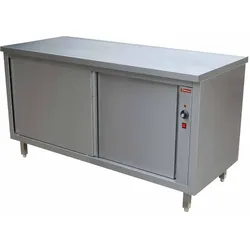 Diamond Wärmeschrank mit 2 Schiebetüren (TE127/B)