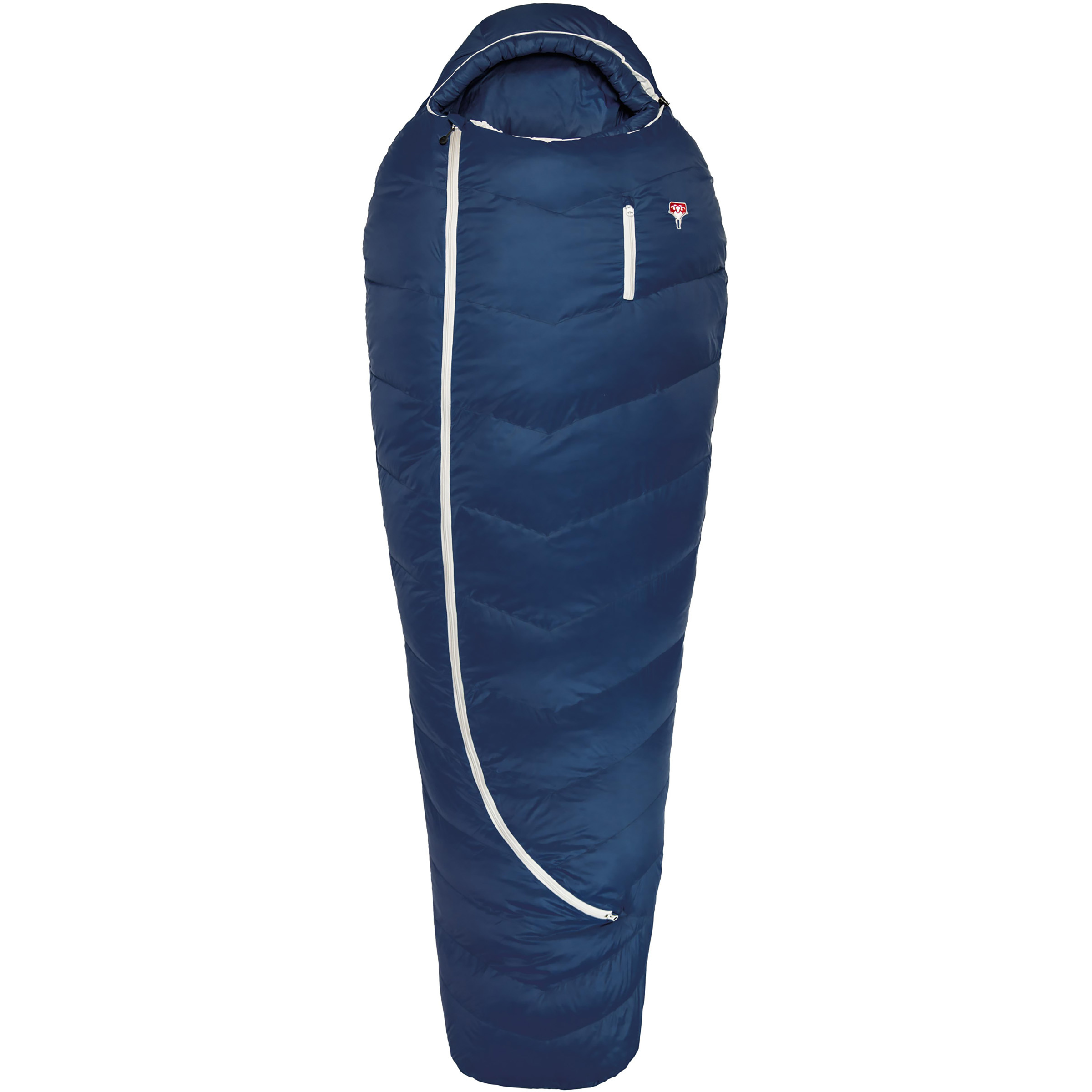 Grüezi Bag DownWool Ice 2.0 Schlafsack Daunenschlafsäcke blau Größe max. 175cm Camping