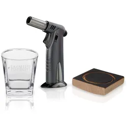 Viski Alchemi Whiskeyset - Rookset - 3 delig (11022), Cocktailgläser, Schwarz