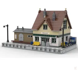 ST-99015 Eisenbahn Modularer Kleinstadt Bahnhof Steindorf