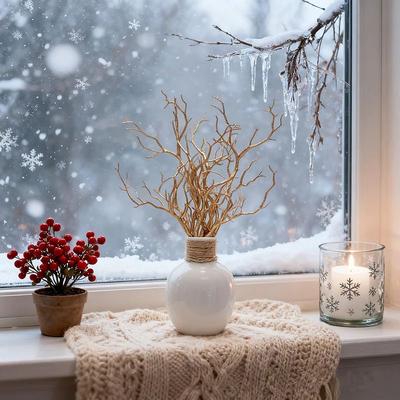 Inspire Essentials Golden Antler Branch Headband DIY Decoration Set 5