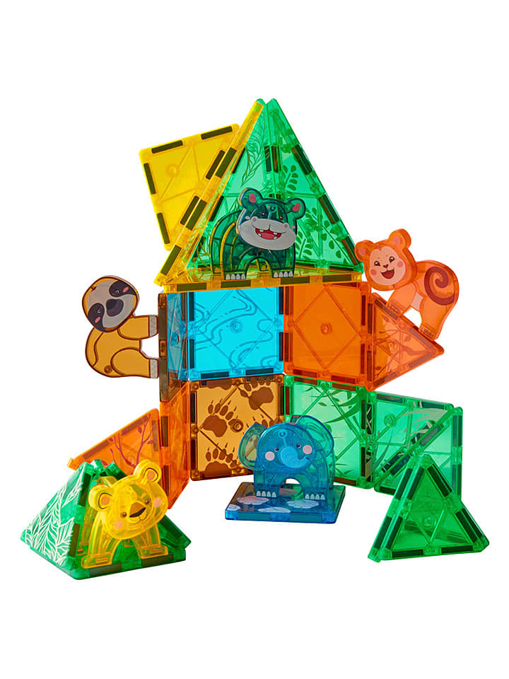 Playbox 38tlg. Magnetische Bausteine-Set "Safari" - ab 3 Jahren - onesize