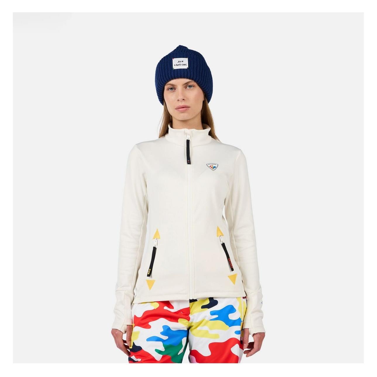 Rossignol Damen-Sweatshirt W JCC CLIMI JKT weiss (L) (71806241)