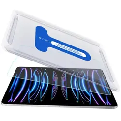 1x 9H Panzerhartglas für iPad Air 10.9 3D KLAR Displayglas Schutzglas Displayschutz ECHTES Tempered Panzerglas Montagehilfe
