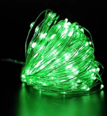 Inspired Finds LED Copper Wire Fairy Lights Waterproof Battery Operated String Lights For Decor green 16.40 Ft