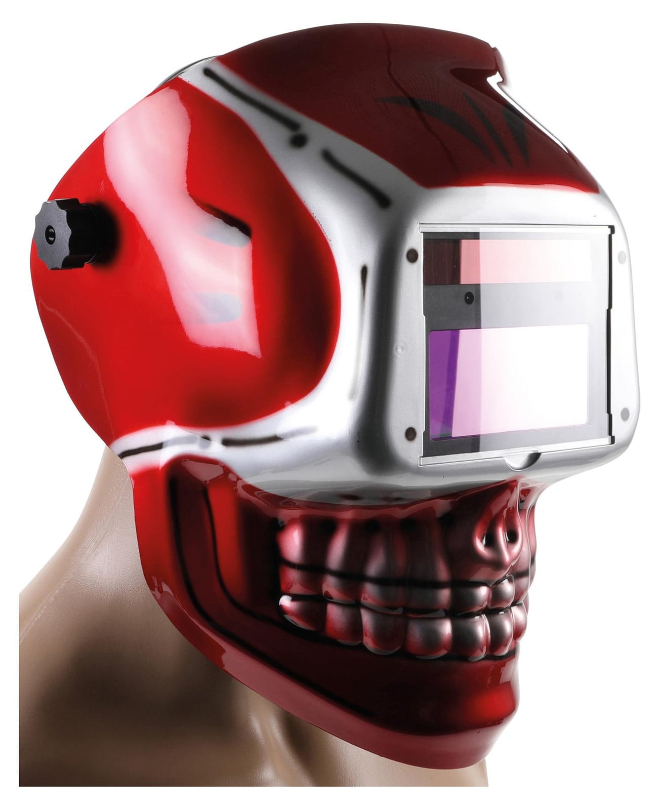 BGS Technic Lashelm SKULL automatisch verduisterend