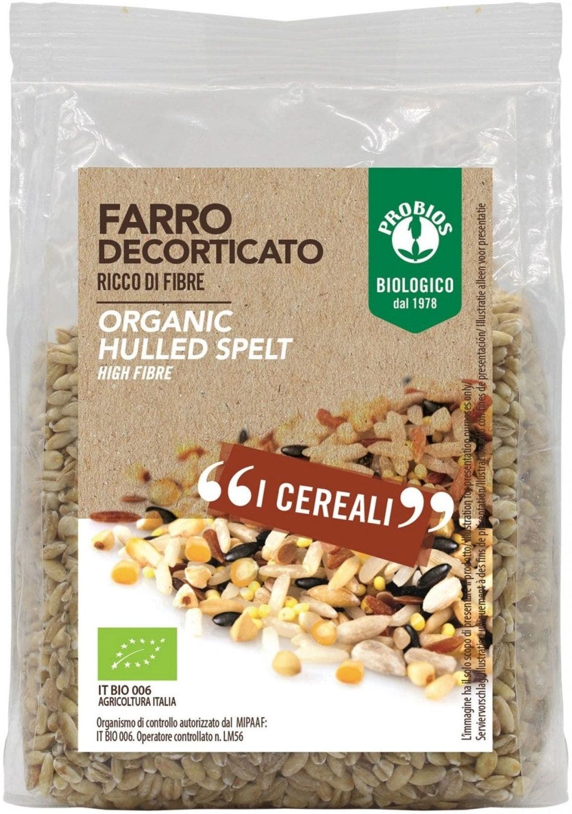 PROBIOS Farro Decorticato 400 Grammi 