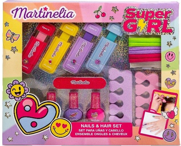 MARTINELIA Set Uñas Cabellos Super Girl
