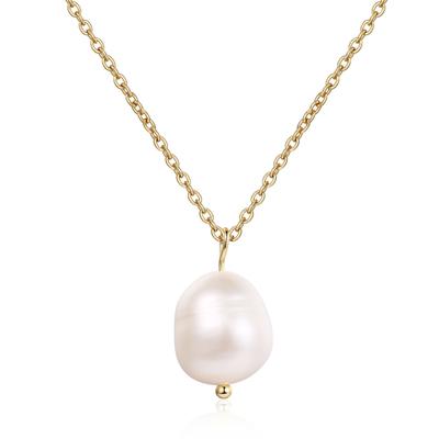 Perlenkette AILORIA "Halskette SAKURA", Damen, gold, Halsketten Perlenkette