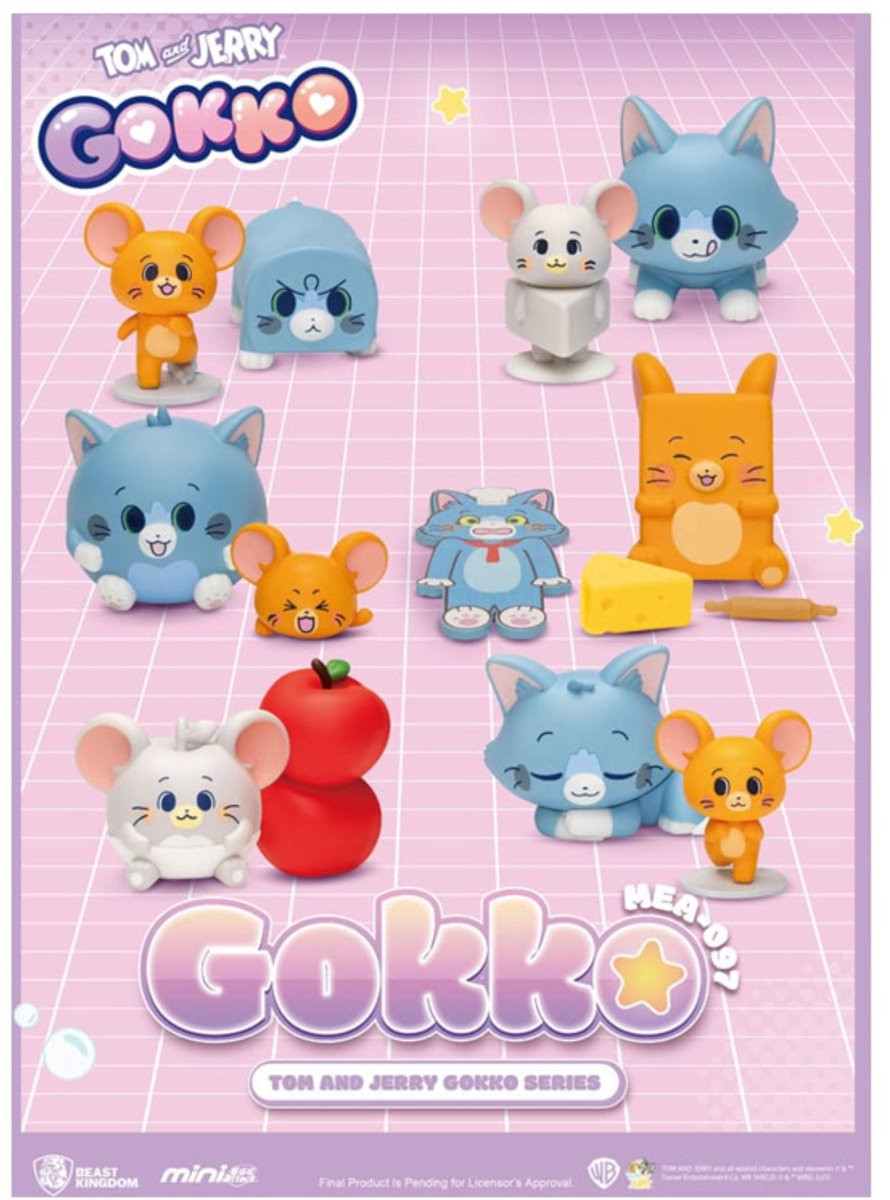 Beast Kingdom Toys Tom & Jerry Gokko Series Blind Box met 6 figuren