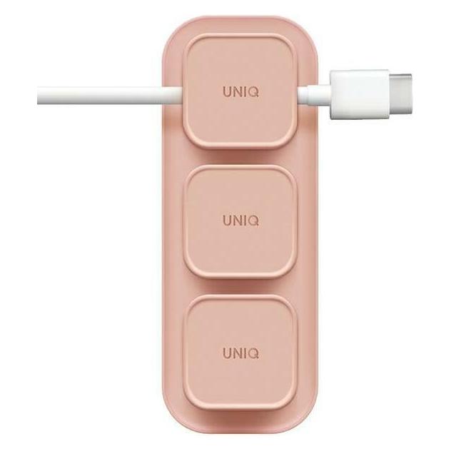 Uniq Pod Mag magnetyczny organizer do kabli + baza różowy/blush pink (Uni000957-0)
