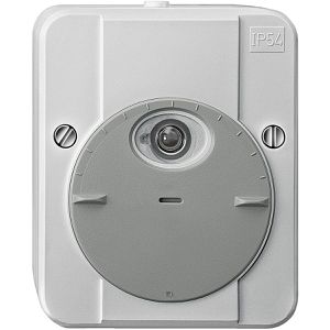 Merten Dämmerungsschalter 544890 Argus, außen, interner Lichtsensor, mit Zeitschaltuhr, IP54