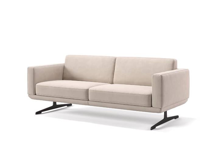 Designer Sofa Stoff 3-Sitzer MARETO Relax Couch Stoffsofa