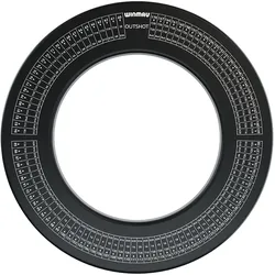 Winmau Auffangring für Dartspiele "Catchring Winmau Outshot - 4419",schwarz,