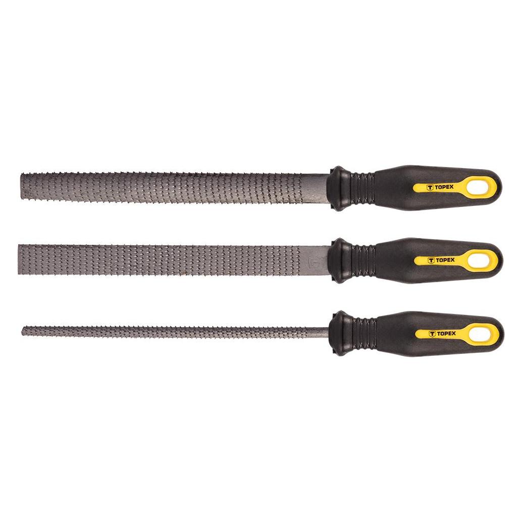 Topex Holzfeilen 3er-Set vnt. 200mm 06A330 (200 mm) (TOP-06A330)