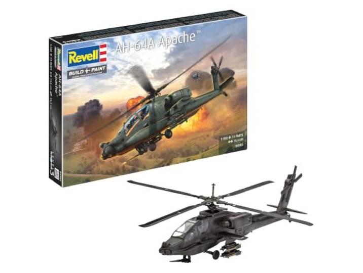 Revell REV-04985 04985-AH-64A Apache in schaal 1:100