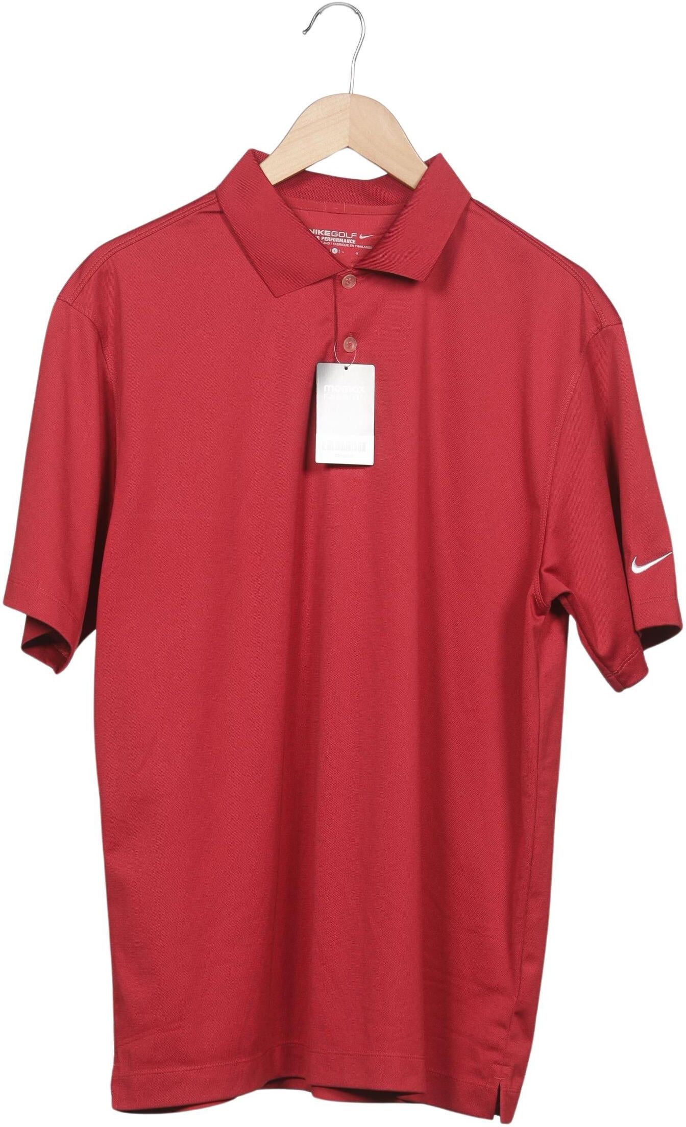 Nike Golf Herren Poloshirt, Rot, Gr. L, Synthetik - Second Hand