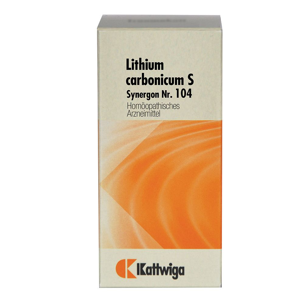 Synergon Komplex 104 Lithium carbonicum S Tabl. 100 St Tabletten